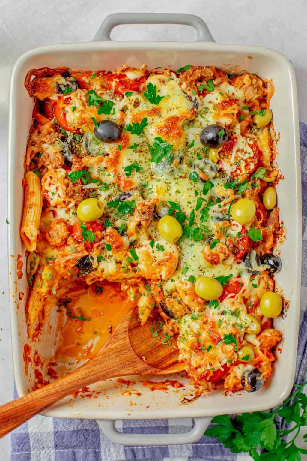 Creamy Tomato Tuna Pasta Bake - Cookrita