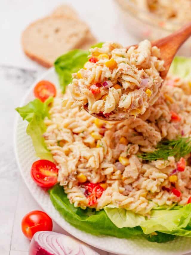 Creamy, Tangy, and Packed with Protein – This Tuna Pasta Salad Hits the Spot
