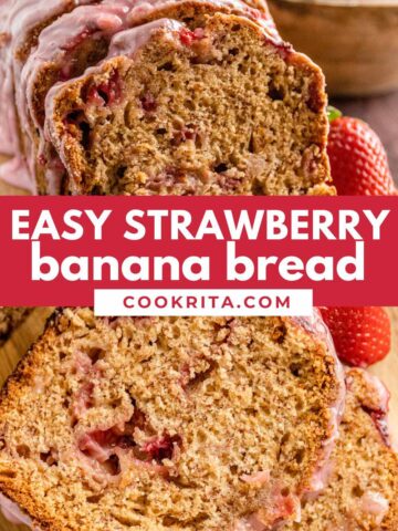 Strawberry Banana Bread Recipe