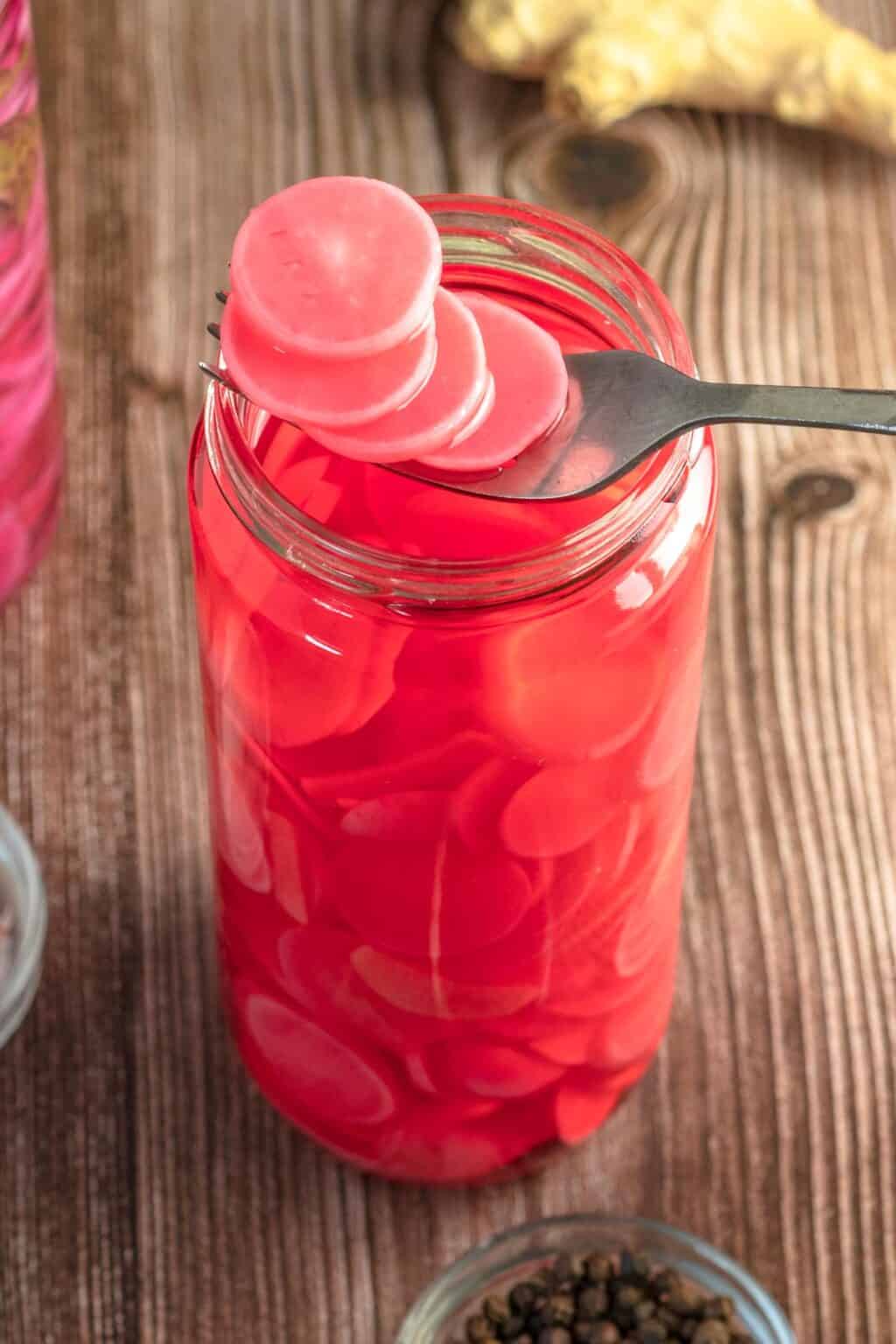 Quick Pickled Radishes and Onions Cookrita