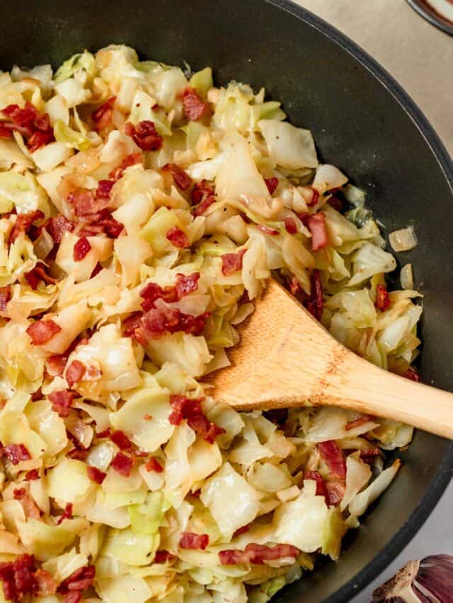 Fried Cabbage And Sausage Recipe - Cookrita