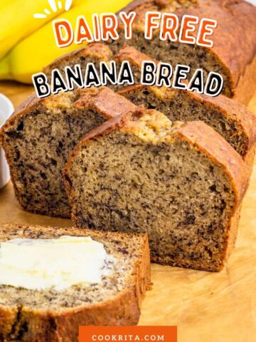 slices of Dairy Free Banana Bread