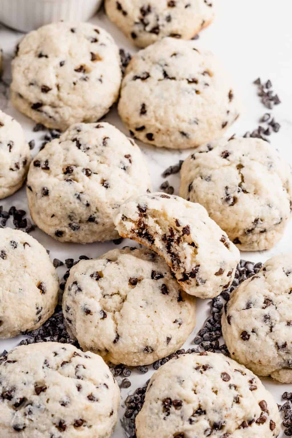 Ricotta Chocolate Chip Cookies Cookrita