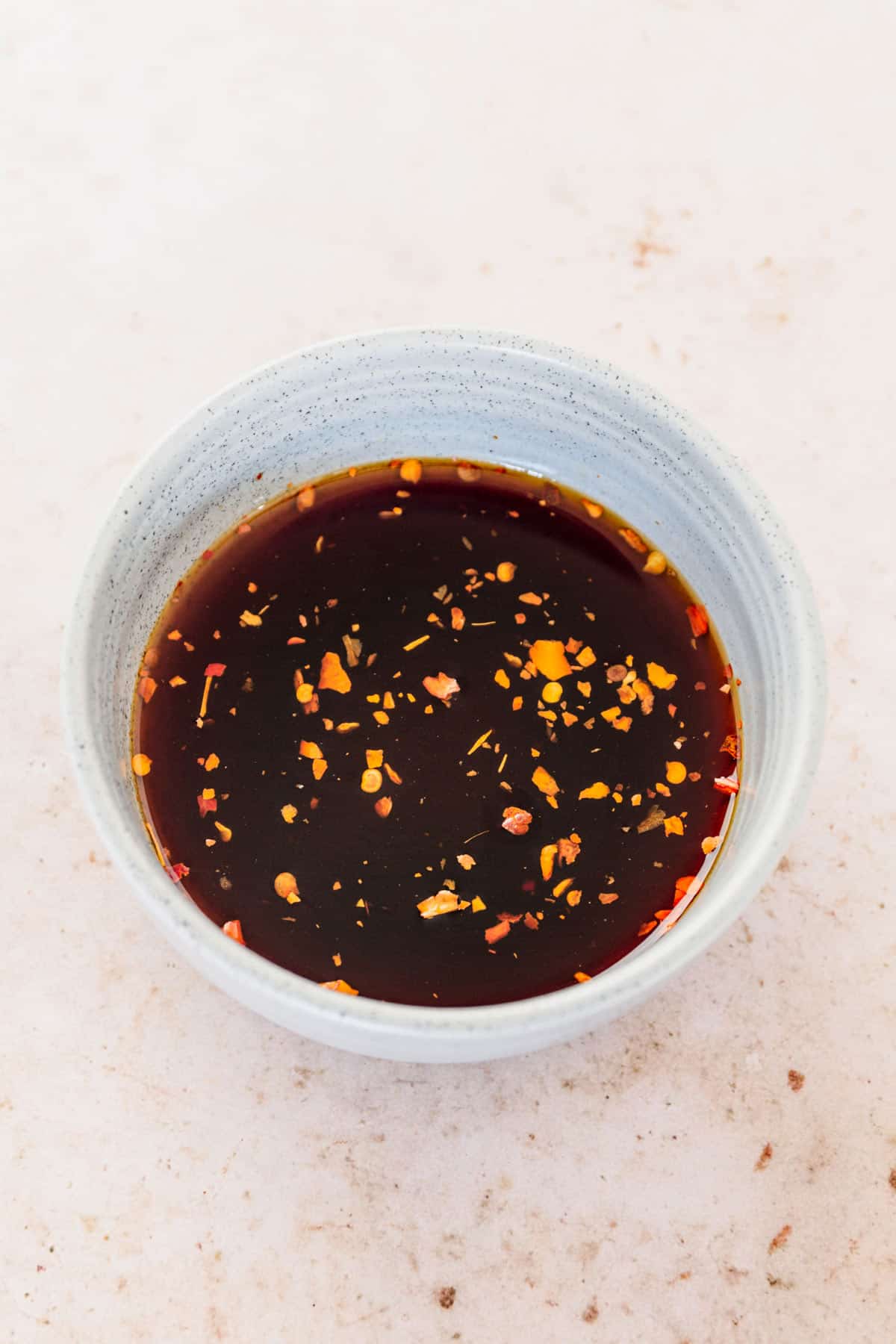 ramen stir fry sauce ingredients in a bowl