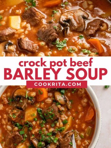 crock pot beef barley soup