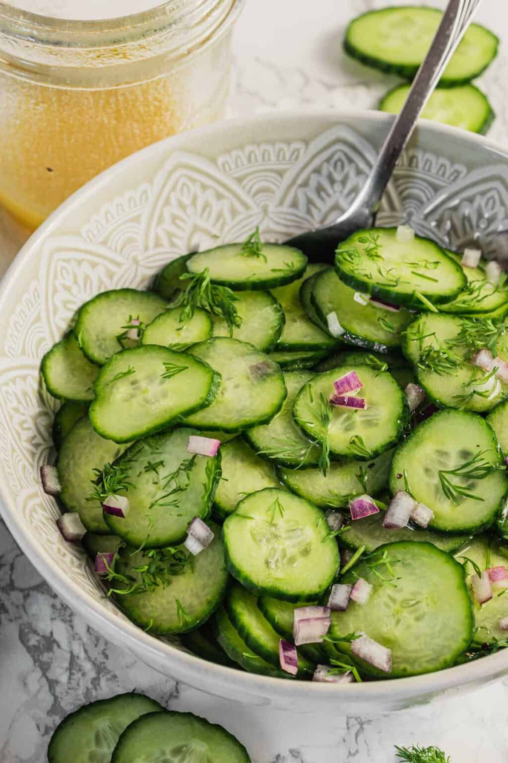 Cucumber Dill Salad - Cookrita