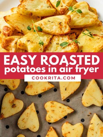 air fryer Roasted Sliced Potatoes