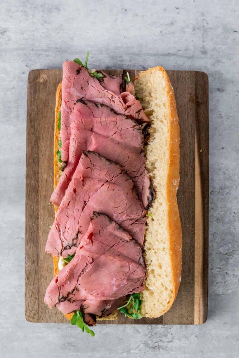 Deli Style Cold Roast Beef Sandwiches With Amazing Sauce Cookrita
