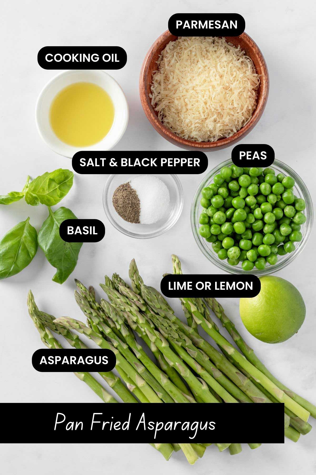 pan roasted asparagus ingredients