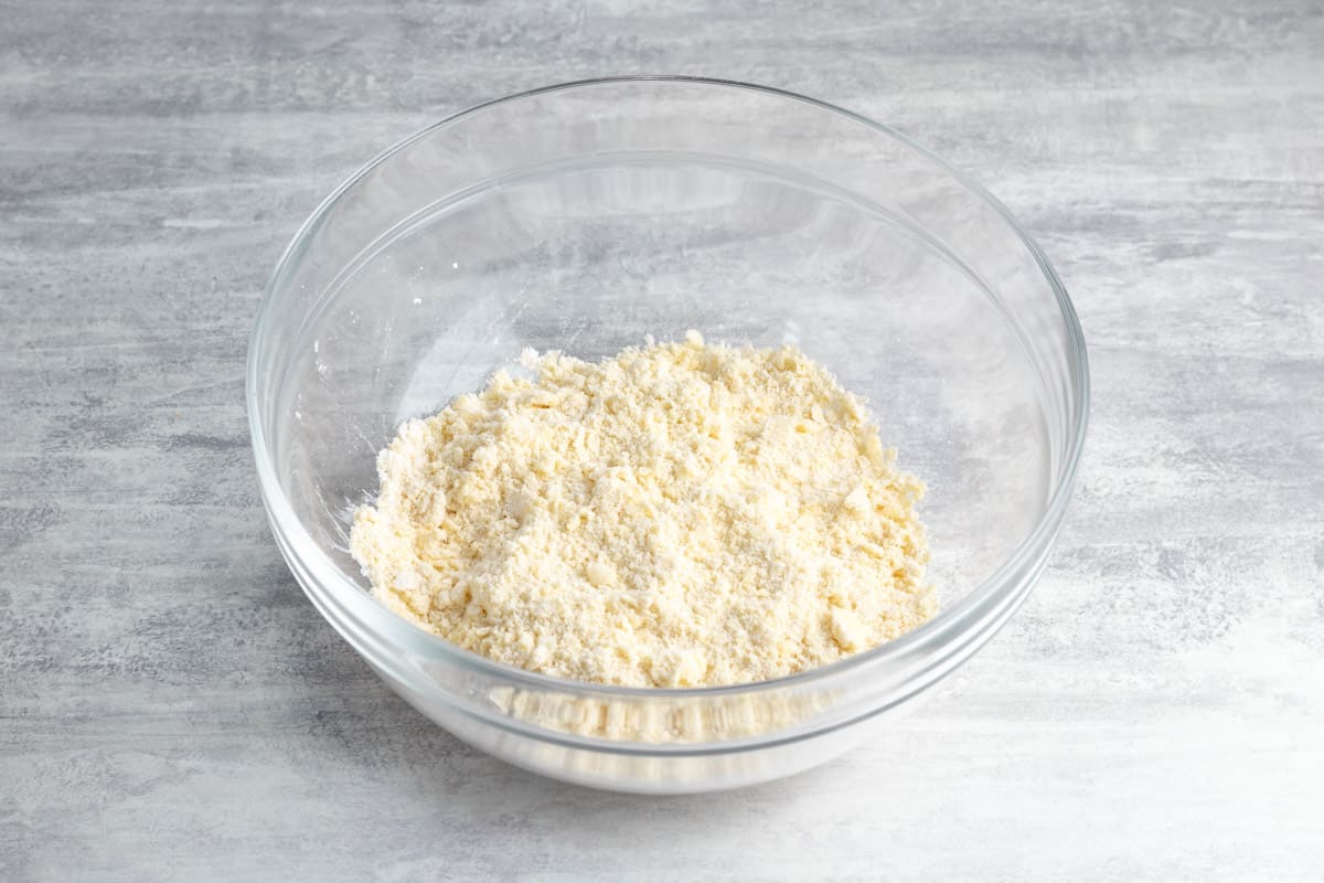 homemade galette dough in a bowl