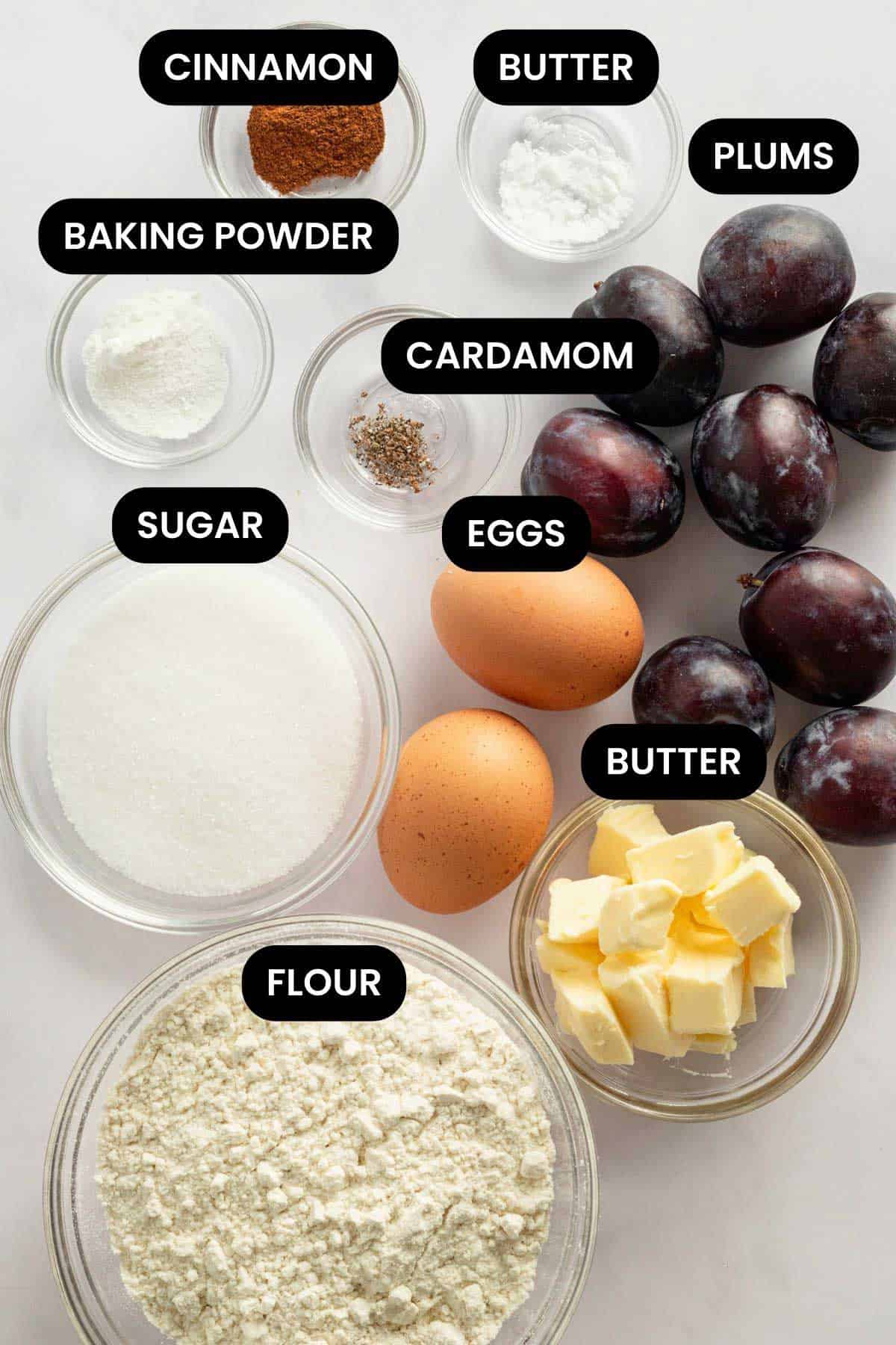 plum cake ingredients.