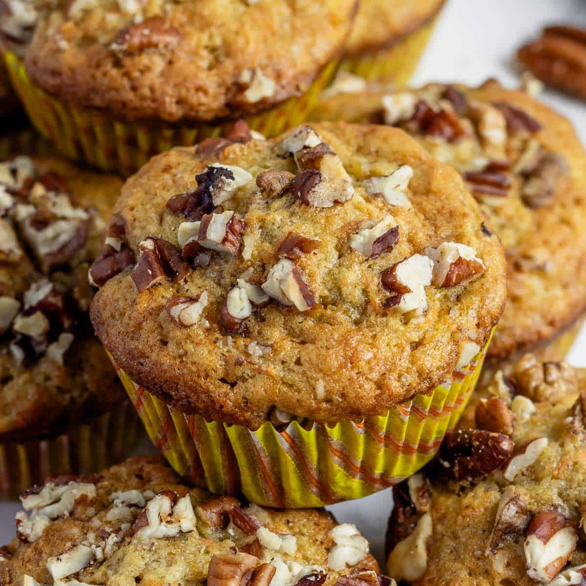 Carrot Banana Nut Muffins