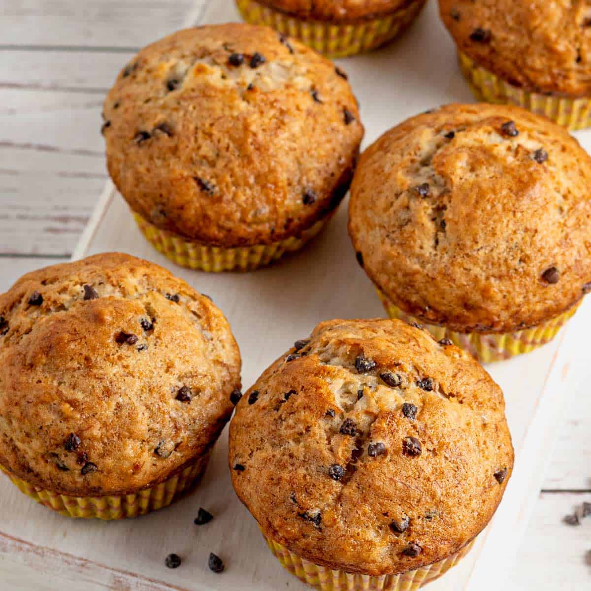 Eggless Banana Muffins With Sour Cream