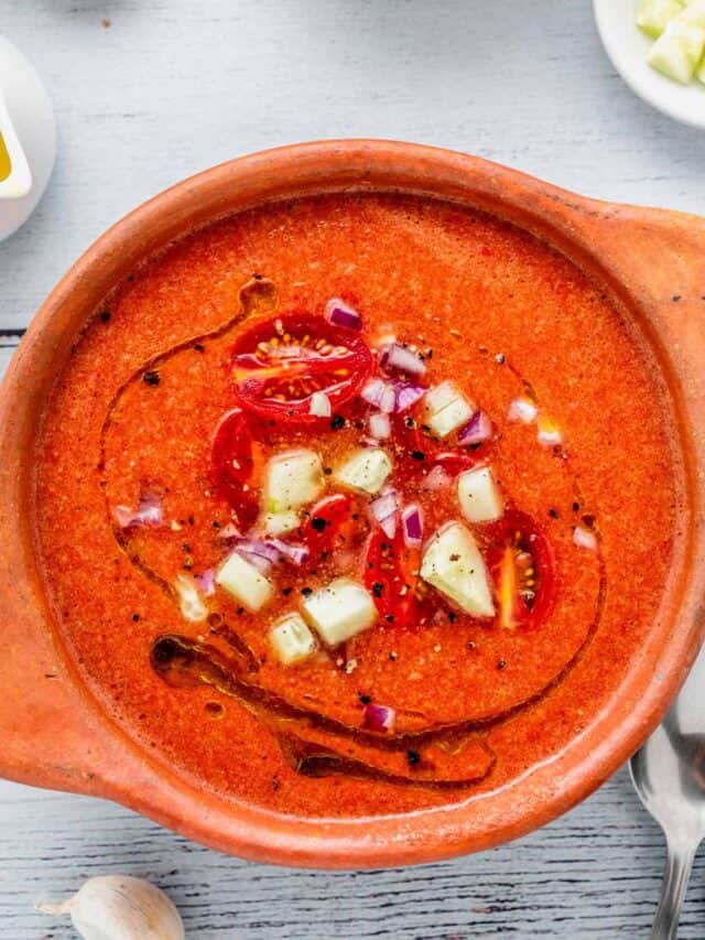 Juicy Tomatoes and Crisp Veggies Make This the Ultimate Cold Soup