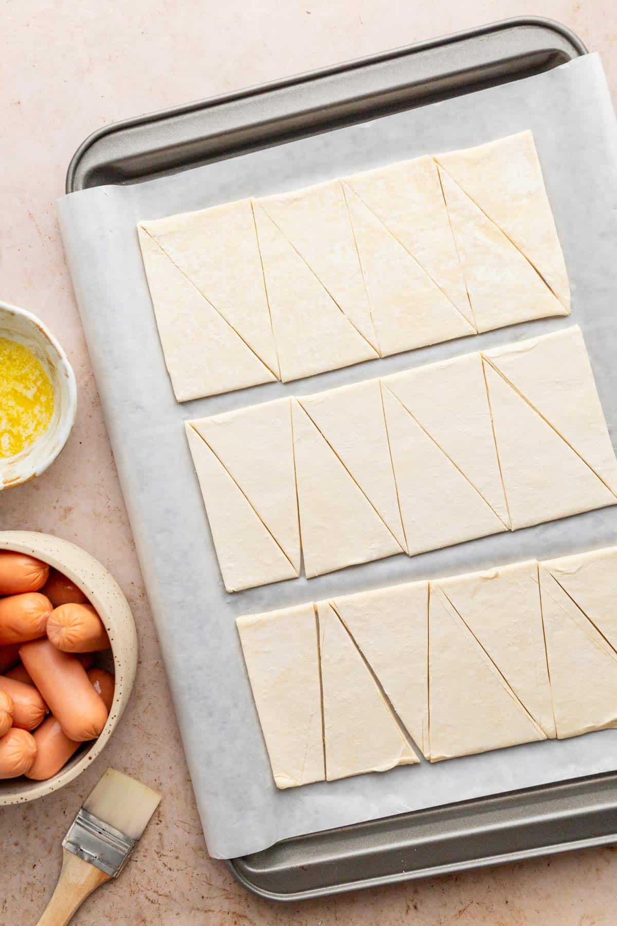puff pastry sheets.