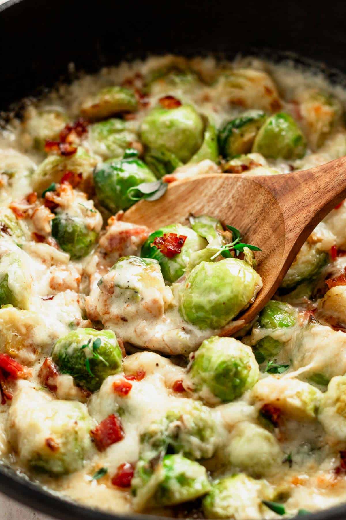 brussel sprouts skillet.