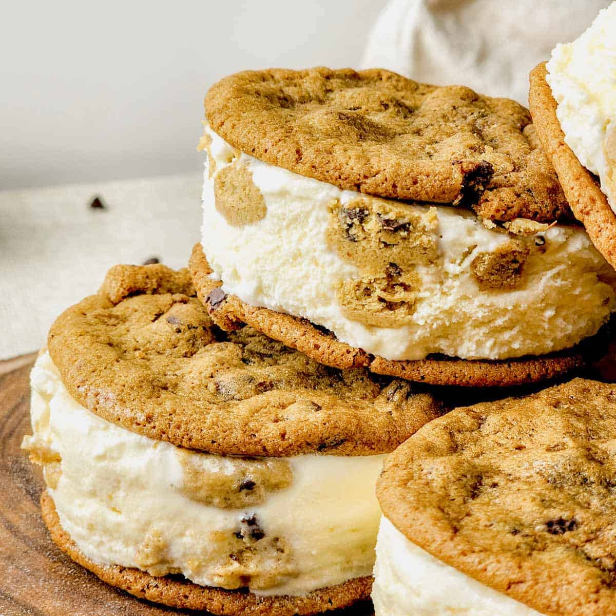 Cookie Ice Cream Sandwiches