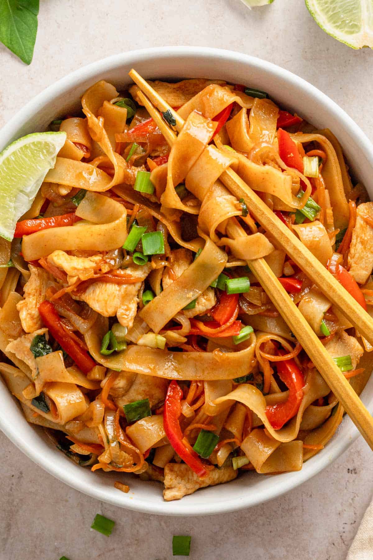 drunken noodles skillet.