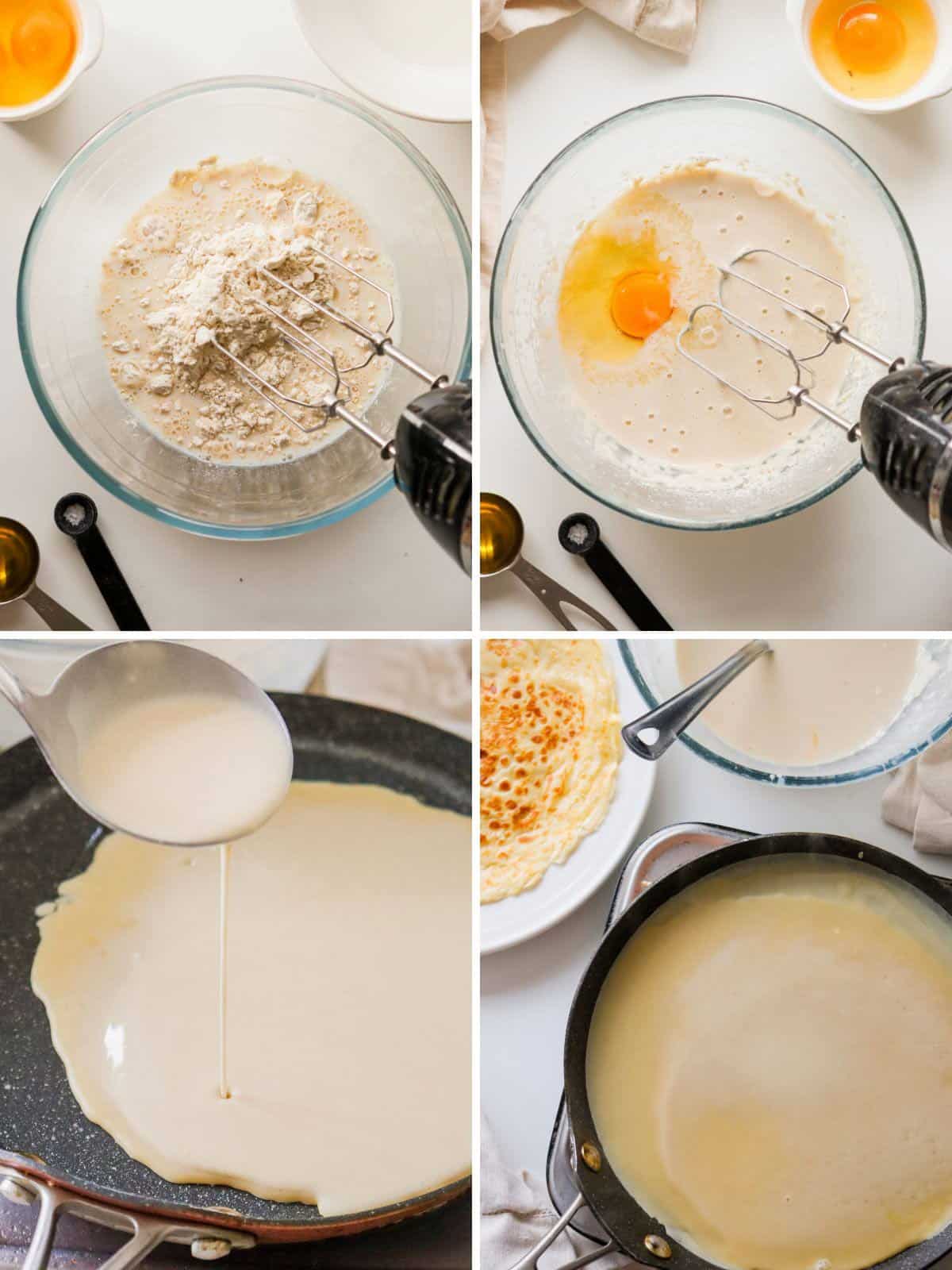 crepes process.