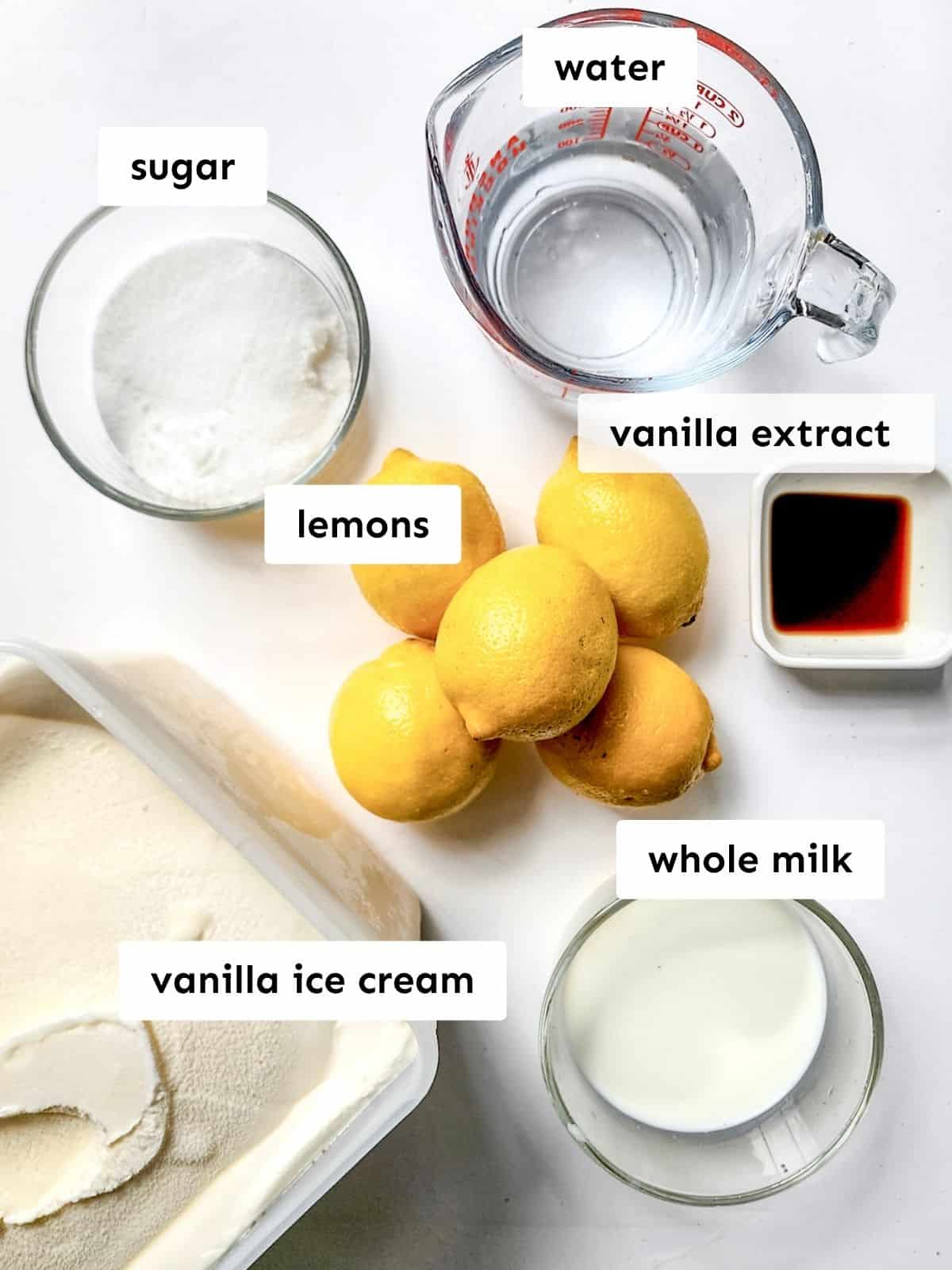 frosted lemonade ingredients.