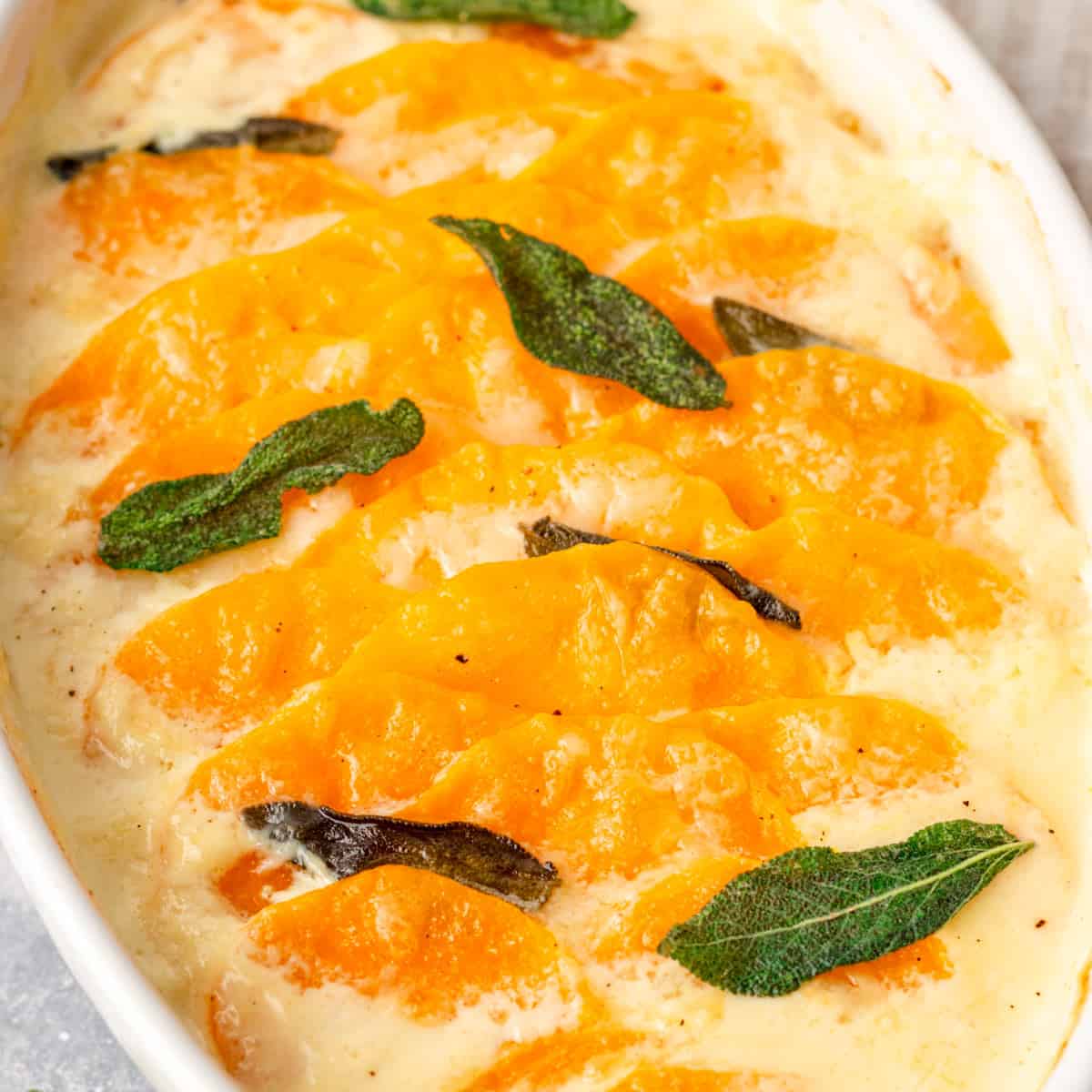 Butternut squash casserole.