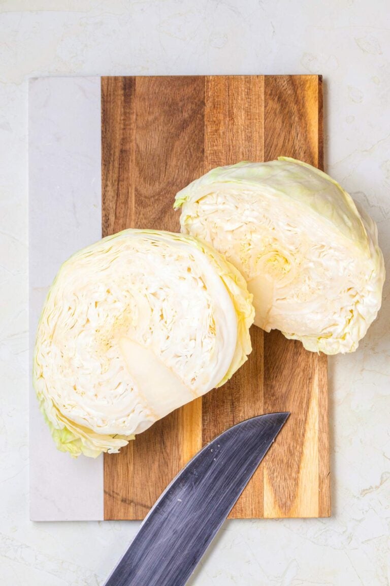 How to Cut Cabbage (Wedges, Steaks, Slaw, and Cubes!)
