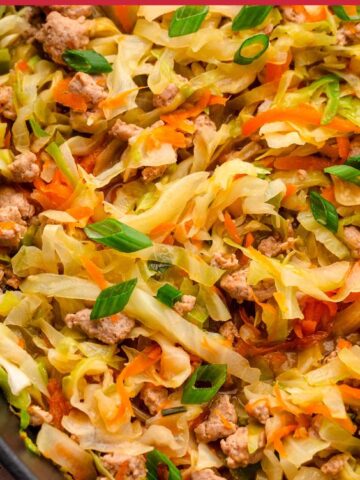 Ground Turkey and Cabbage Skillet