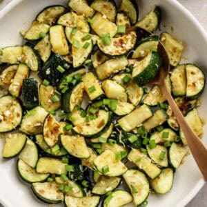 Sauteed Zucchini.