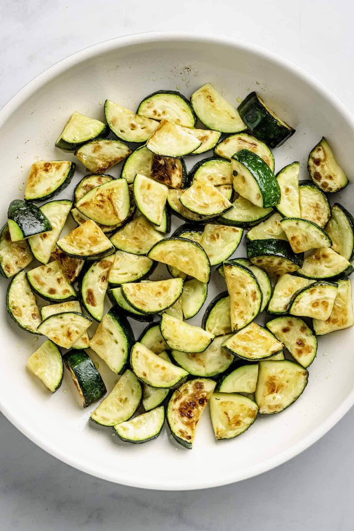Sauteed Zucchini.
