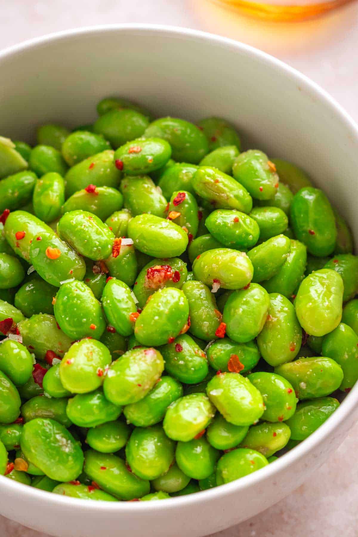 Spicy Edamame With Chili And Garlic Salt
