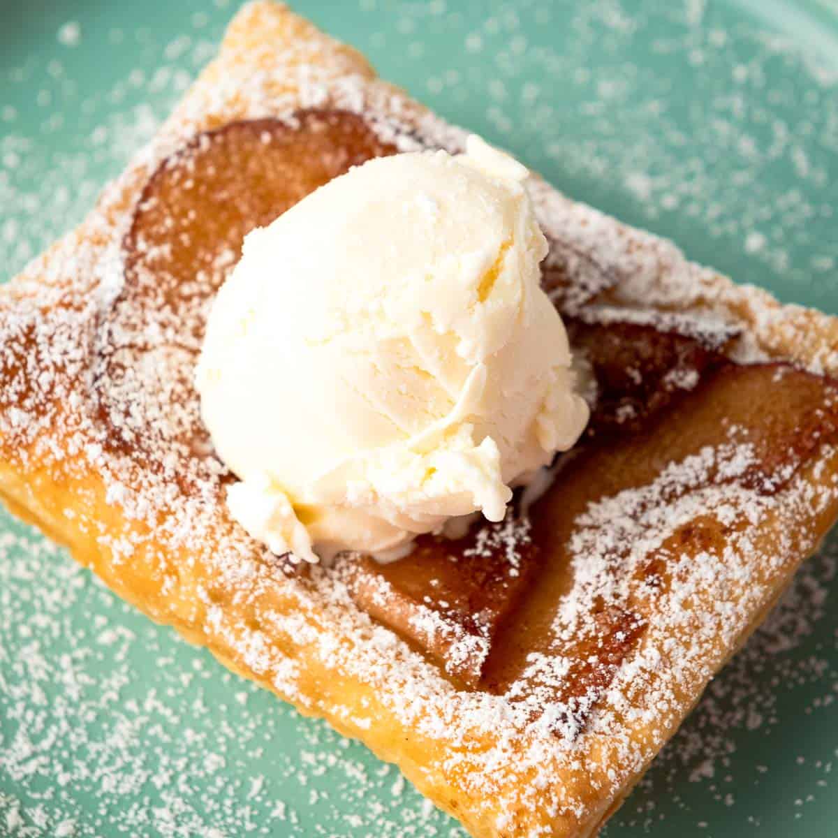 EASY Upside Down Apple Tarts with Puff Pastry