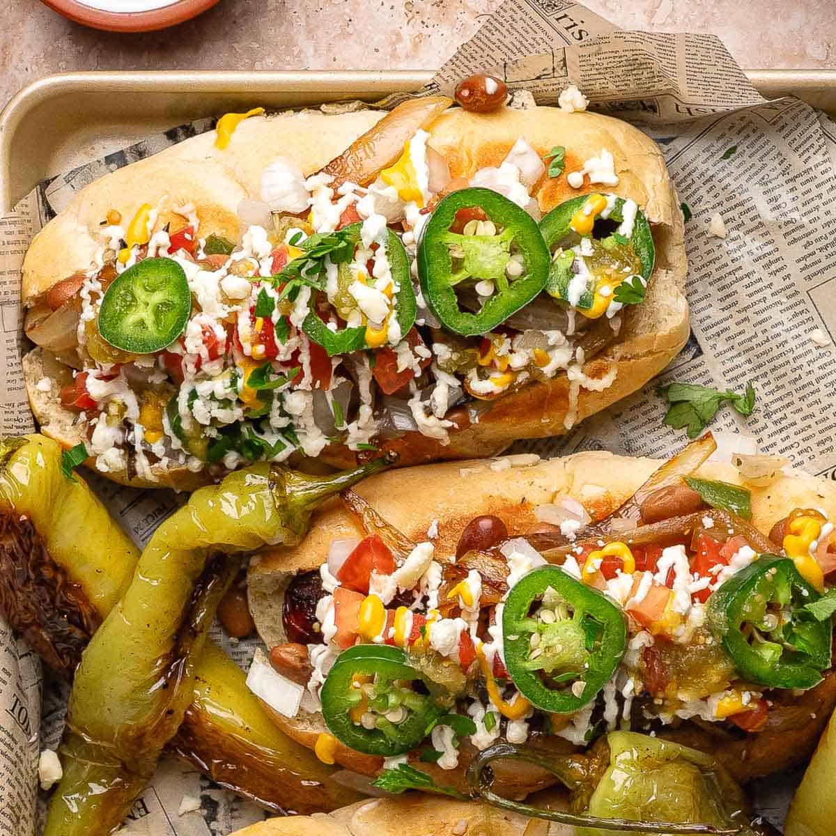 Viral Bacon Wrapped Mexican Hot Dogs With Pinto Beans