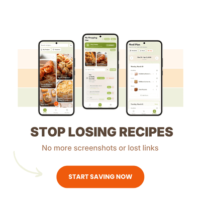 Save recipes for later